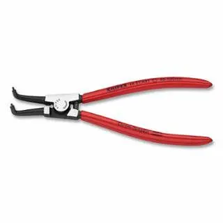 Knipex External Snap Ring Plier, 8 , 90° Angled Tip, 1-37/64 to 3-15/16 , 4621A31