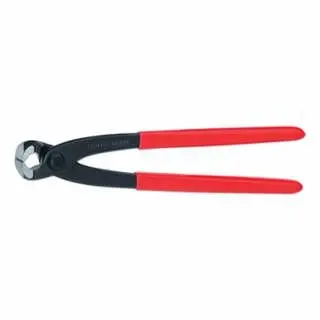 Knipex Fast-Acting Concretors' Nippers, 10 , Sleek, Plastic Coated Grip, 9901250