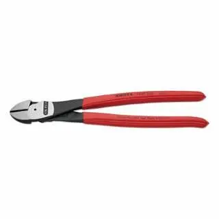 Knipex High Threaded Capitalize Diagonal Cutter, 250 mm OAL, Diagonal Cut, 3.0 mm to 4.6 mm, 7401250