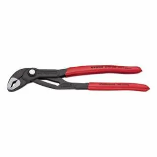 Knipex Micro Cobra Water Pump Slip Joint Pliers, 10 OAL, V-Jaws, 25 Adjustments, Serrated, 8701250