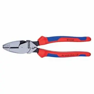 Knipex New England Linesman Lineman Pliers, 9 1/2 Length, Dual Material Handle, 0912240SBA
