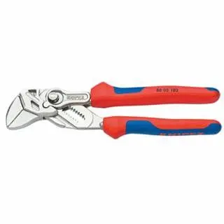 Knipex Plier Socket Wrenches, 7 1/4 , 13 Adj., 6/Case, 8605180
