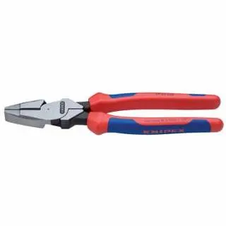 Knipex Protective New England Linesman Pliers, 9 1/2 Length, Dual Material Handle, 6/Box, 0902240SBA