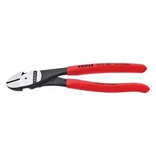 Knipex Smooth Ultra High Capitalize Diagonal Cutters, 8 , Plastic Coated, 7421200