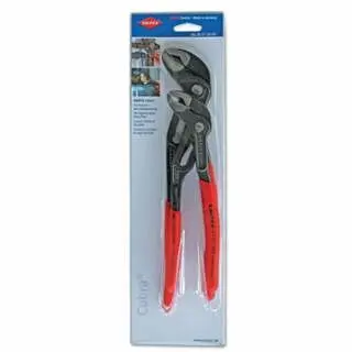Knipex UV-Resistant Cobra Water Pump Wire Strippers Set, 7 and 10 Lengths, Hex Jaw, 003120V01