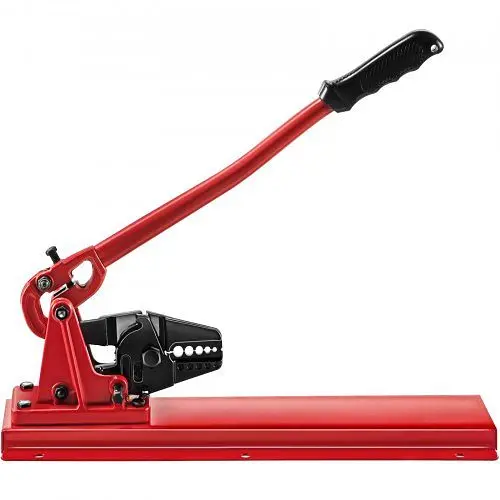 VEVOR Non-Toxic Bench Type Hand Swager, 24" Bench Type Swaging Tool, Bench Type Crimper 1/16" 3/32" 1/8&quo...
