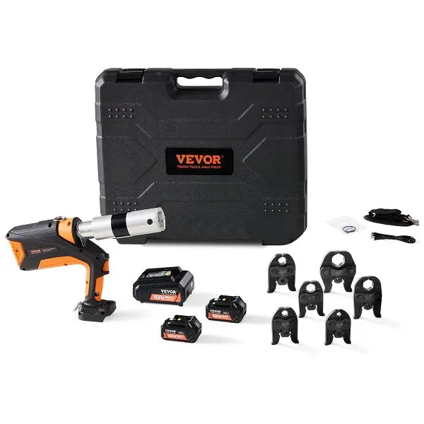 VEVOR Pro Press Tool Kit 360° Rotation Automatic Crimper, WSDDSYJGJQSMBJB4FV5