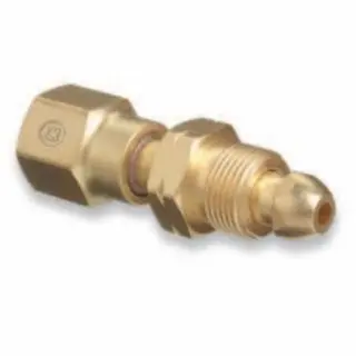 WESTERN Commercial-Grade ENTERPRISES Bronze Cylinder Modifyor, From Cga-590 Industrial Air To Cga-580 Nitrogen, 815 WESTER...