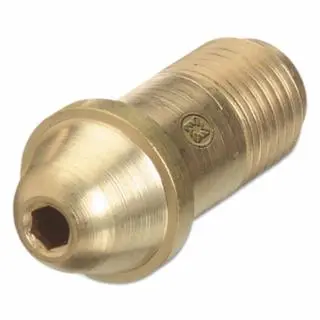 WESTERN Eco-Friendly ENTERPRISES Regulator Inlet Nipples, Acetylene (Mc), 1/8 (Npt), 1 1/4 L, Brass, Cga-200, 305-3A WESTE...