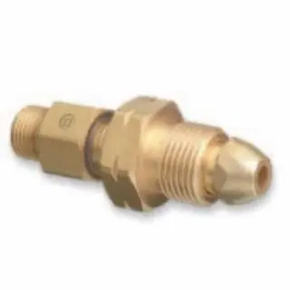 WESTERN ENTERPRISES Brass Cylinder Modifyor, From Cga-510 Pol Acetylene To Cga-200 inMc Acetylene, 320