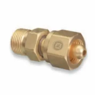 WESTERN ENTERPRISES Brass Cylinder Modifyors, From Cga-346 Air To Cga-540 Oxygen, 827