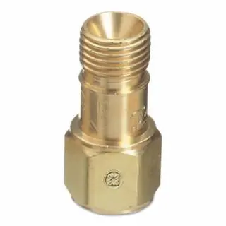 WESTERN ENTERPRISES Check Valves, Bushing, 1/4 Npt, Oxygen, B Size, Rh, 10 pack, CV-32R
