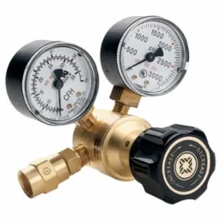 WESTERN ENTERPRISES Flow Gauge Regulators, Carbon Dioxide (Co2), Cga 320, 3,000 Psig Inlet, REB-4-FG