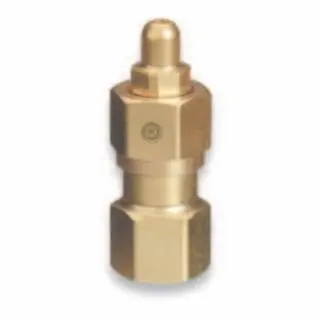 WESTERN ENTERPRISES Naval Brass Cylinder Modifyor, From Cga-346 Air To Cga-580 Nitrogen, 828