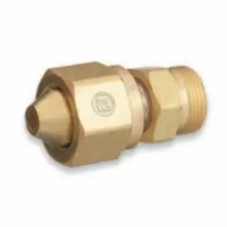 WESTERN ENTERPRISES Naval Brass Cylinder Modifyors, From Cga-300 Commercial Acetylene To Cga-520 B Tank, 316