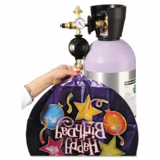 WESTERN ENTERPRISES Professional Foil/Latex Balloon Inflator, Helium, Cga 580, 3000 Psi Inlet, BR4HG
