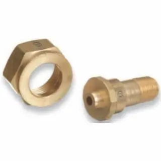 WESTERN ENTERPRISES Regulator Inlet Hex Nuts, Refrigerant Gases, Stainless Steel, Cga-660, SS-604