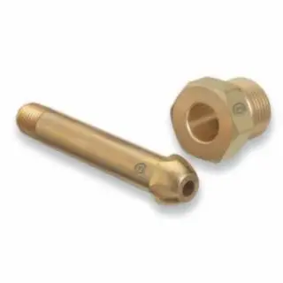 WESTERN ENTERPRISES Regulator Inlet Jam Nut, Argon/Nitrogen/Helium, Stainless Tool Steel, Cga-580, 0.96 To 14 Ngo, Rh Male...
