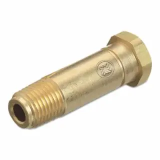 WESTERN ENTERPRISES Regulator Inlet Nipple, Co2, 1/4 (Npt), 2-1/2 L, Brass, Cga-320, CO-4