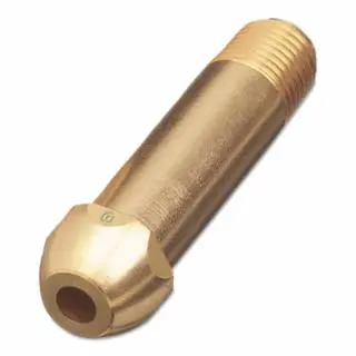 WESTERN ENTERPRISES Regulator Inlet Nipple, 1/4 (Npt), 2-1/2 , Cga-580/Cga-510/Cga-500/Cga-590, 15-8