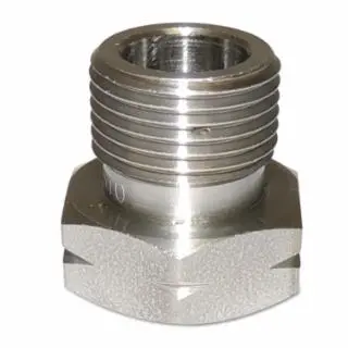 WESTERN ENTERPRISES Regulator Inlet Nut, Industrial Air, Brass, Cga-590, 0.96 To 14 Ngo, Lh Female, 93