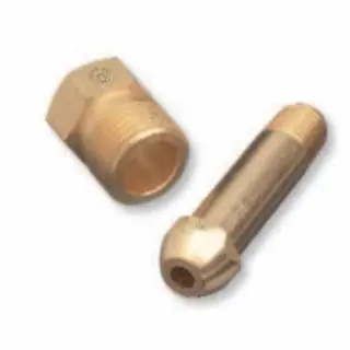 WESTERN ENTERPRISES Regulator Inlet Nuts, Medical Mixtures, Brass, Cga-500, 500-2