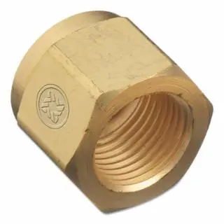 WESTERN ENTERPRISES Regulator Inlet Nuts, Nitrous Oxide, Plastic, Cga-326, 613-2P