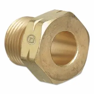WESTERN ENTERPRISES Regulator Inlet Pipe Cap Nut, Acetylene (Pol), Brass, Cga-510, 15-2