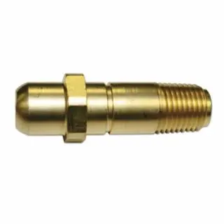 WESTERN ENTERPRISES Regulator Inlet Pipe Nipple, Oxygen, 1/4 (Npt), 2-1/16 L, Brass, Cga-540, 63