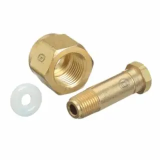 WESTERN ENTERPRISES Regulator Inlet Shoulder Washer, Co2/Non-Corrosive Gas, Nylon, Cga-320/Cga-330, Snap-, CO-6N