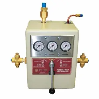 WESTERN ENTERPRISES Lc Series Manifolds, Oxygen, 750 Scfh, Cga-540 Female, 350 Psig, LC-9