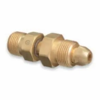 WESTERN High-Strength ENTERPRISES Naval Brass Cylinder Modifyor, From Cga-580 Nitrogen To Cga-540 Oxygen, 415 WESTERN ENTE...