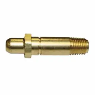 WESTERN Neon ENTERPRISES Regulator Inlet Nipple, Hydrogen/Natural Gas, 1/4 (Npt), 2-1/2 L, Brass, Cga-350, 83 WESTERN ENTE...