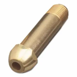 WESTERN Non-Slip ENTERPRISES Regulator Inlet Nipples, 1/4 , Brass, Cga-580; Cga-510; Cga-500; Cga-590, 25 pack, 15-8M1 WES...