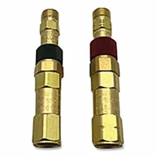 WESTERN Optimized ENTERPRISES Quick Connect Set, Regulator-To-Hose, Copper Alloy, Qdb31/Qdb32, Fuel Gas/Oxygen, QDB30 WEST...