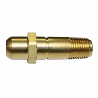 WESTERN Original ENTERPRISES Regulator Inlet Pipe Nipple, Butane, Propane, 1/4 (Npt), 2-1/16 , Brass, Cga-555, 73 WESTERN ...
