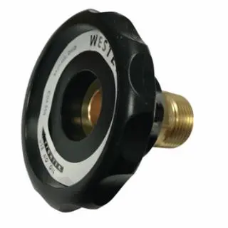 WESTERN Proven ENTERPRISES Regulator Inlet Coupling Nut, Argon/Helium/Nitrogen, Plastic, Cga-580, 692P WESTERN ENTERPRISES