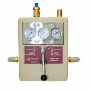 WESTERN Unique ENTERPRISES B1 Series Manifolds, Oxygen, Up To 1200 Scfh, Cga-540 Male, 3000 Psig, BI-9 WESTERN ENTERPRISES