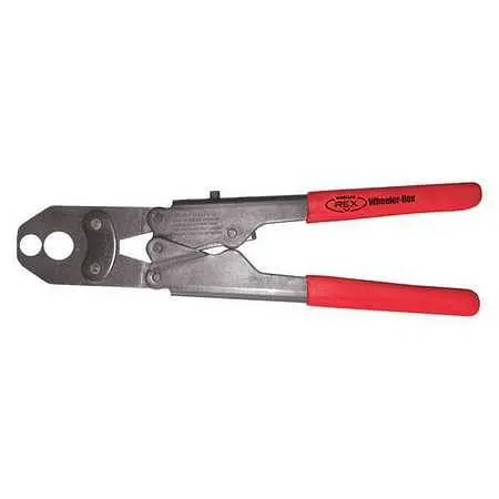 WHEELER REX 1/2" and 3/4" Pex Ring Crimper Combo Tool, 89206