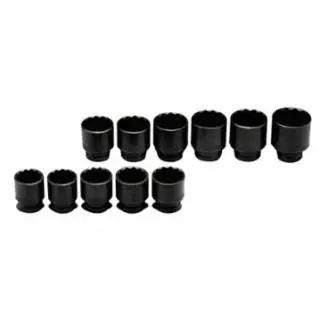 WRIGHT Pro-Series TOOL 11 Piece Thin Wall Power Socket Sets, 3/4 , 12 Point, 1 piece per pack, 604 WRIGHT TOOL
