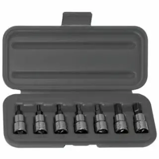 WRIGHT TOOL 7 Piece Hex Bit Socket Sets, 3/8 , 1 piece per pack, 305