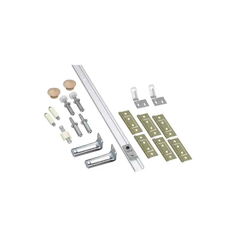Lever Handle National Hardware N343-723 Folding Door Hardware Place, 48 L Dimensions, Steel, Surface, : Bi-Fold Doors
