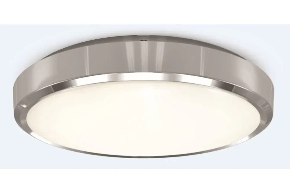 4lite Smart Wiz Connected Round IP54 Wall/Celling LED Light Indoor Or Outdoor 18w 1620lm WiFi Bluetooth Dimmable Chrome Be...