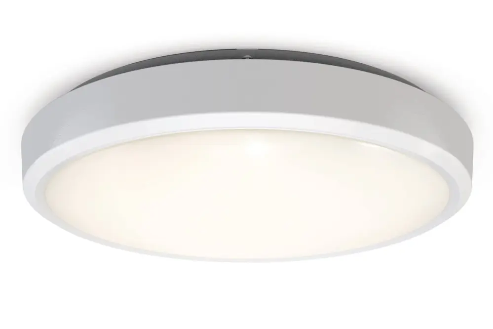 4lite Smart Wiz Connected Round IP54 Wall/Celling LED Light Indoor Or Outdoor 18w 1620lm WiFi Bluetooth Dimmable White Bez...