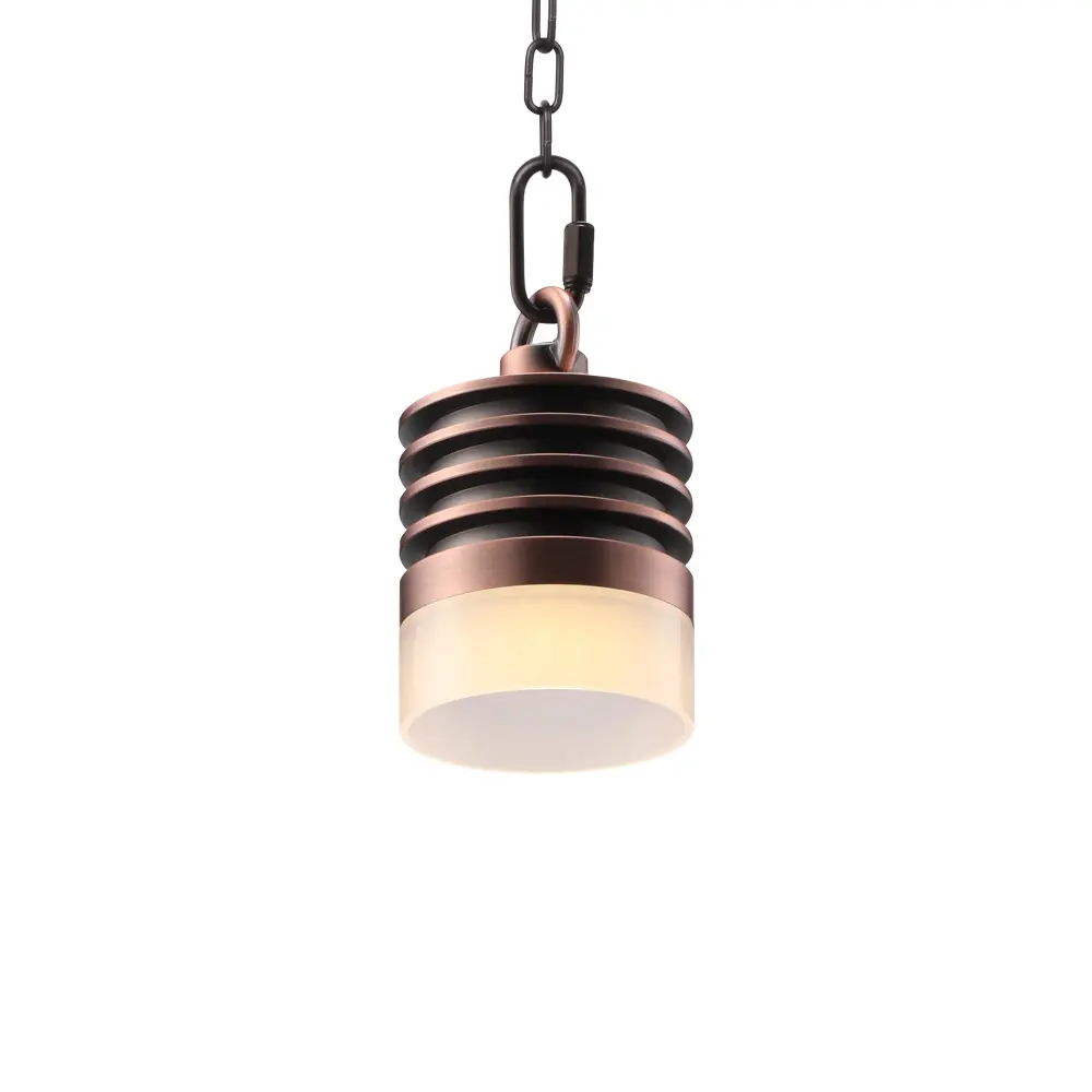 Calvo 12V Outdoor Pendant & Patio Airy - Red Bronze - 2700K