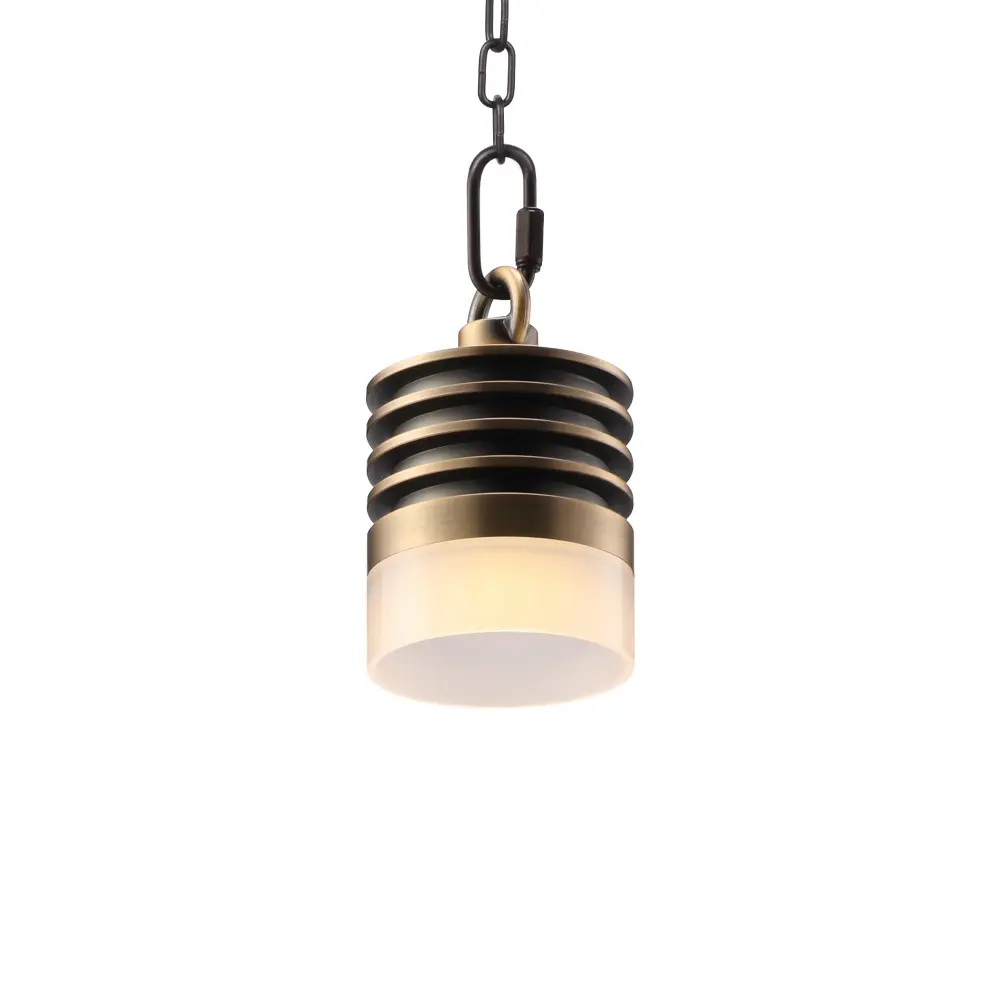 Calvo 12V Outdoor Pendant & Patio Light - Brass Lemon - 2700K
