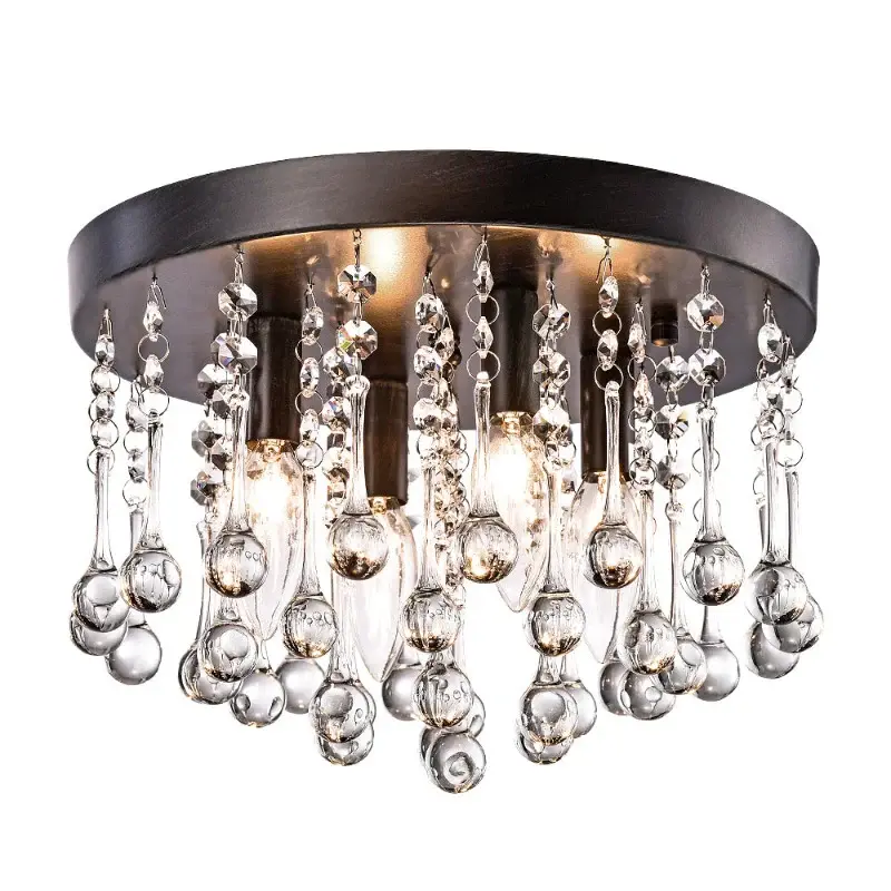 Maxax 4 - Portable 11.8in Crystal Pendant Ceiling Lamp #MX19067