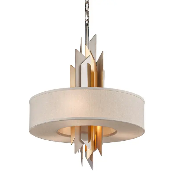 Modernist 4 Buoyant Pendant Light - Silver & Gold