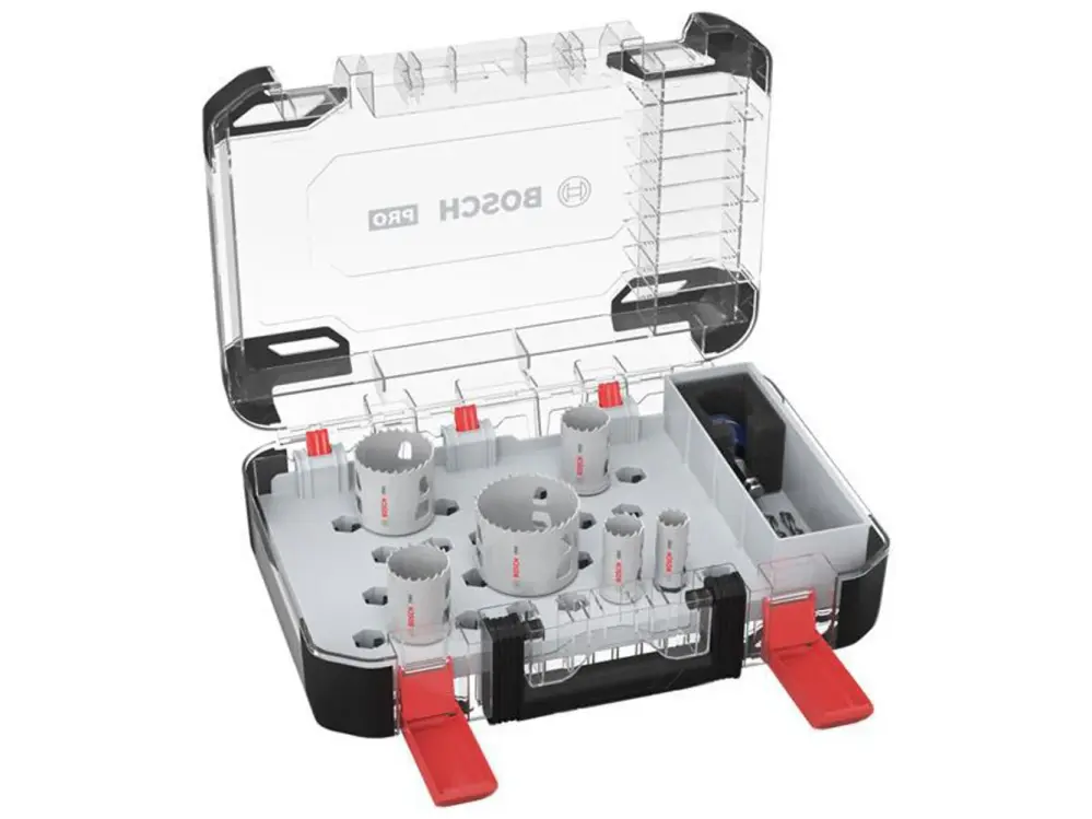 Bosch Powertool Accessories Pro Multi Material Pc Plus Hole Saw Place, 9 Piece