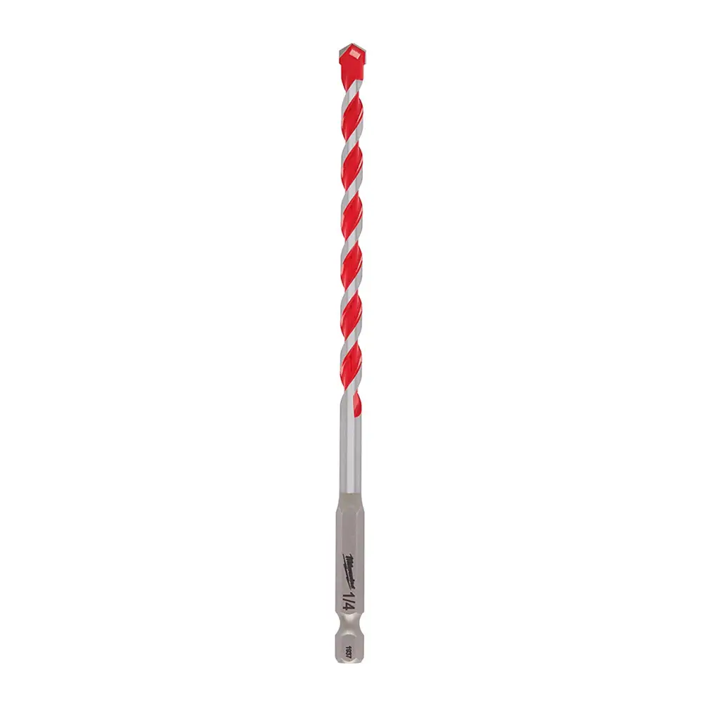 Carbide Hammer Drill Bit, 1/4" x 2" x 4"